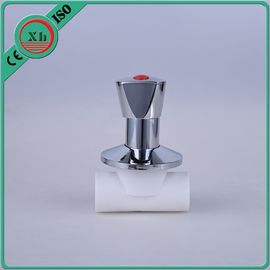 Flange Connection Plastic Stop Valve Casting Technics With Crom Handle